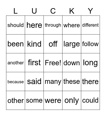 St. Patrick's Day 2 Bingo Card