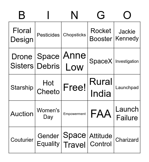 CNN 10 3/10/25 Bingo Card