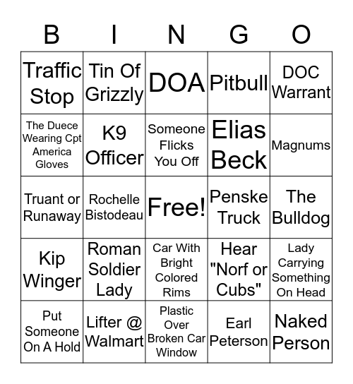 BC BINGO 3 Bingo Card