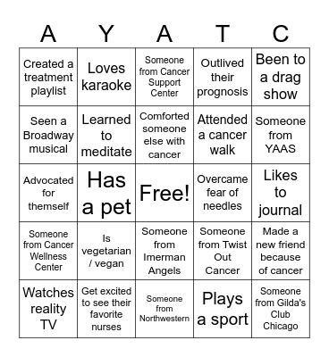 Be Curious, Not Judgmental Bingo Card