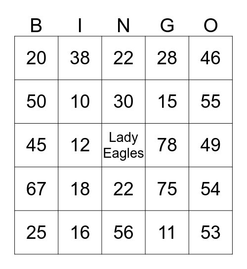 Angelou Hall Bingo Card