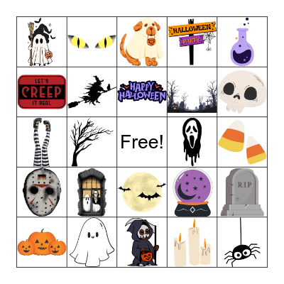 Halloween Bingo Card