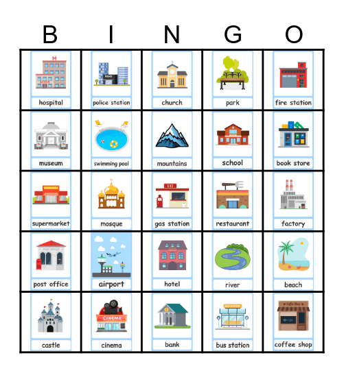 La Ville Bingo Card