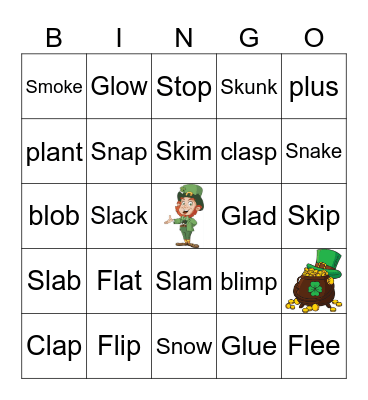 Initial L/S blends Bingo Card