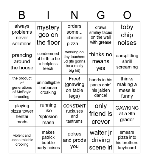 Leif Bingo Card