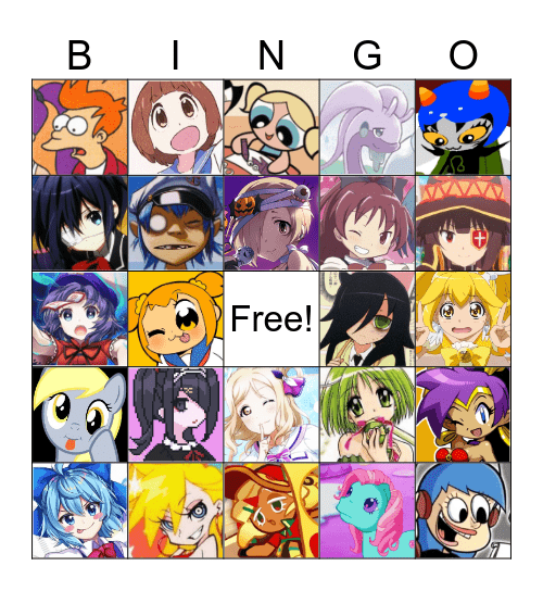 Kinlist Bingo Card