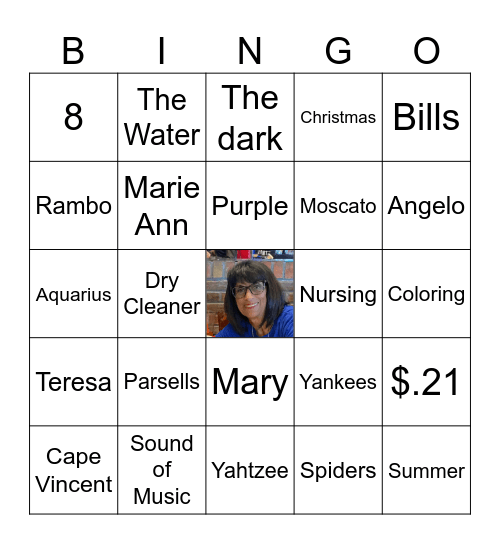 Peggy's Birthday Bingo !! Bingo Card