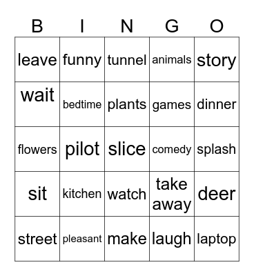 The Clark Family Bingo Card
