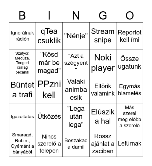 SeeMAT bingo Card