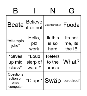 Da[BLOCKED] BINGO Chart Bingo Card