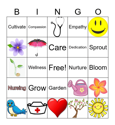 Nurturing Growth BINGO Card