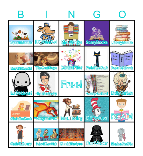 RES LIBRARY Bingo Card