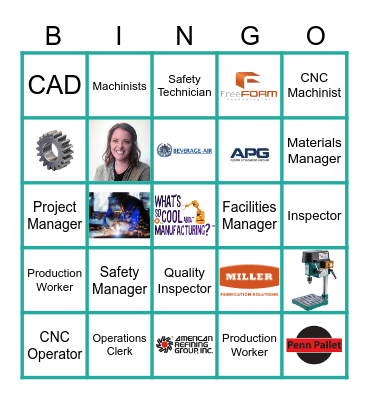 Manufacturing Bingo Card