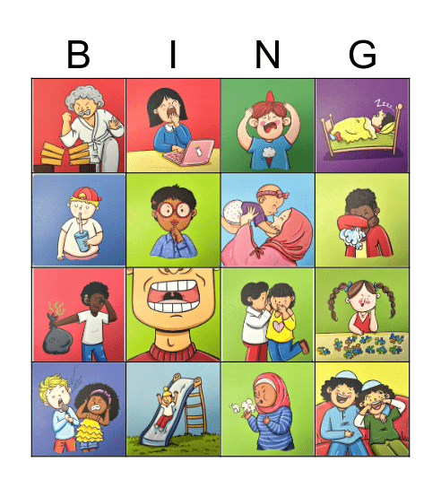 Exclamatory Words Bingo Card