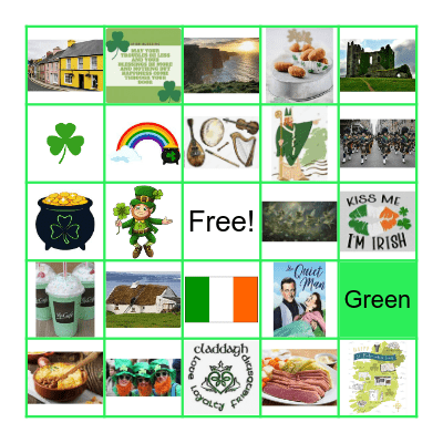 Saint Patrick's Day Bingo Card