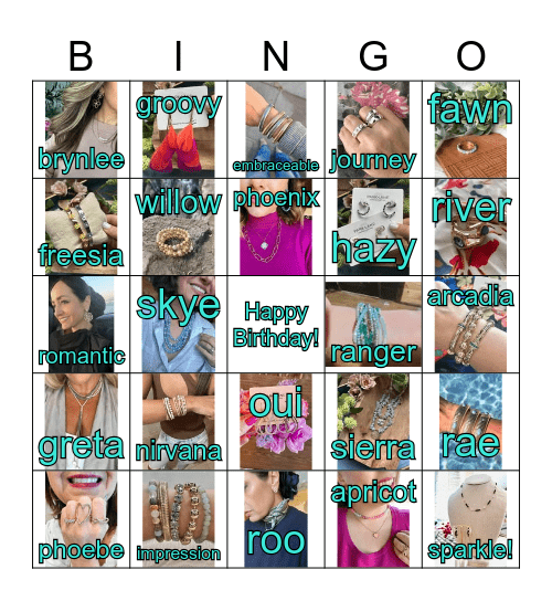 BIRTHDAY BLINGO BINGO Card