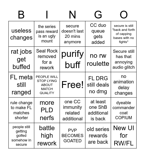 7.2 PVP UPDATE BINGO Card