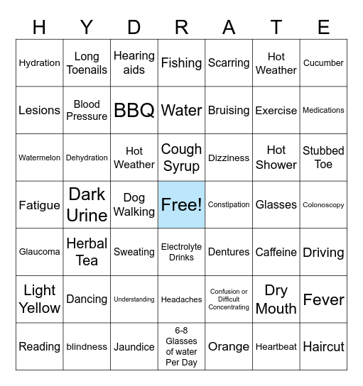 HEATH BINGO Card