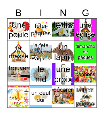 PAQUES Bingo Card