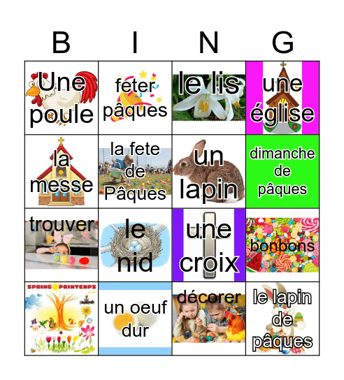 PAQUES Bingo Card