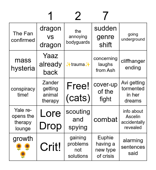 We're big fans of your work Bingo Card