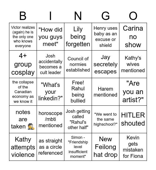Board Game & Co Bingo Card