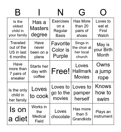 Selectively Chosen to Win Bingo Card