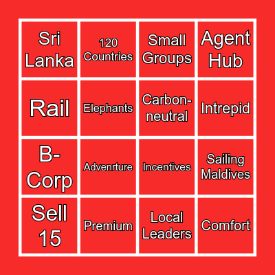 Intrepid Bingo Card