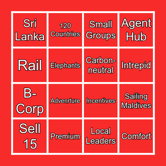 Intrepid Bingo Card