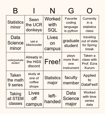 Pi Day Bingo Card Bingo Card