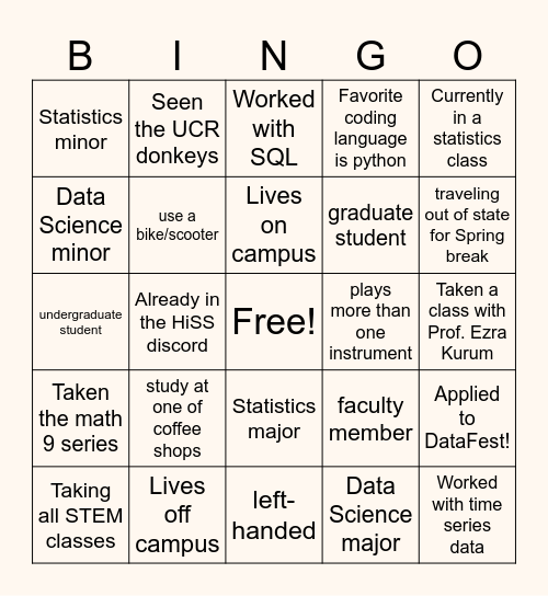 Pi Day Bingo Card Bingo Card