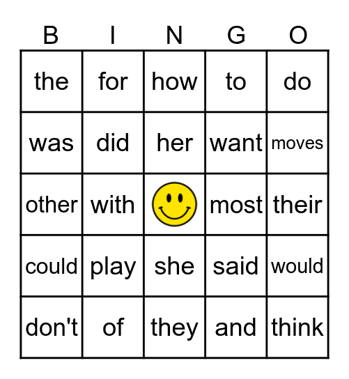2.12 Ten Legs Bingo Card