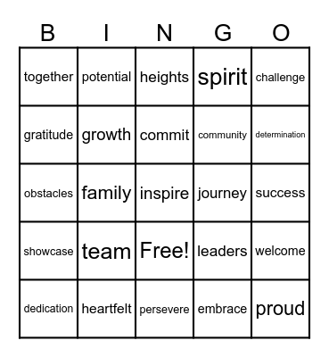 EOY Bingo Card