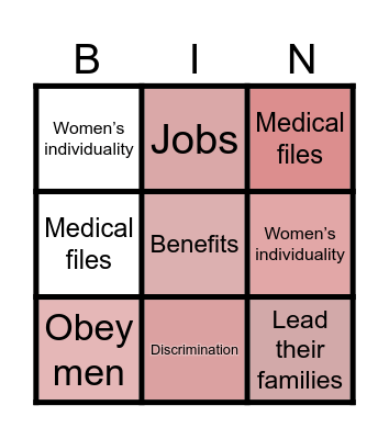 Untitled team b Bingo Card