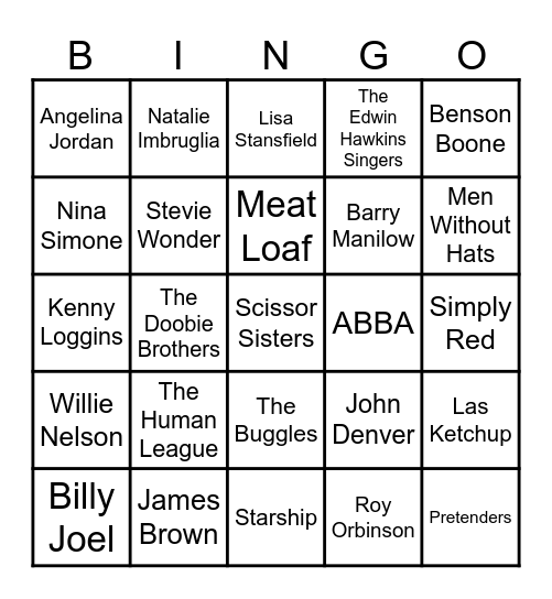 💪 Bingo 95 💪🏾 Bingo Card