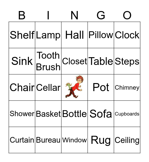 Theres A Wocket In My Pocket!  Bingo Card