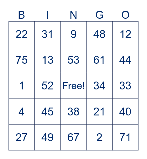 St Patrick's Day DLM 2025 Bingo Card