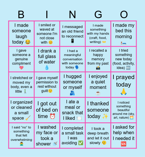 BINGO! Bingo Card