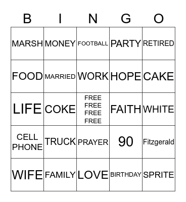 ALL ABOUT YOU...HMMMM?? Bingo Card