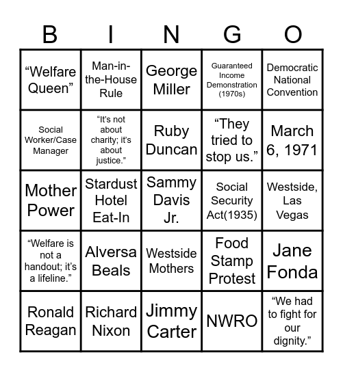 Storming Caesars Palace BINGO (SCWK 7701 Irie) Bingo Card