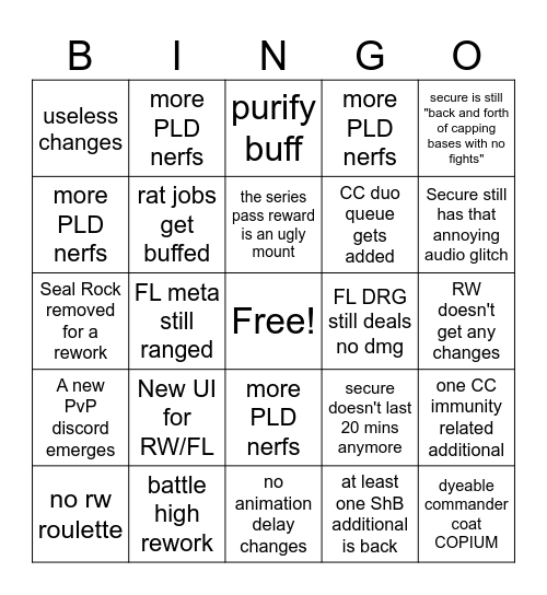 7.2 PVP UPDATE BINGO Card