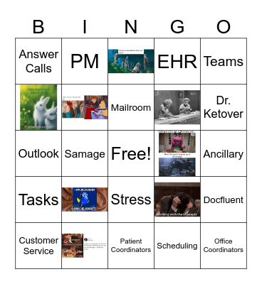 March Madness Bingo Card