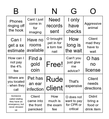 St Patricks day - CSR Bingo Card