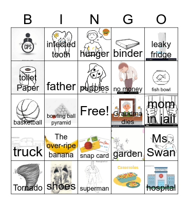 And Then BOOM! Bingo Card