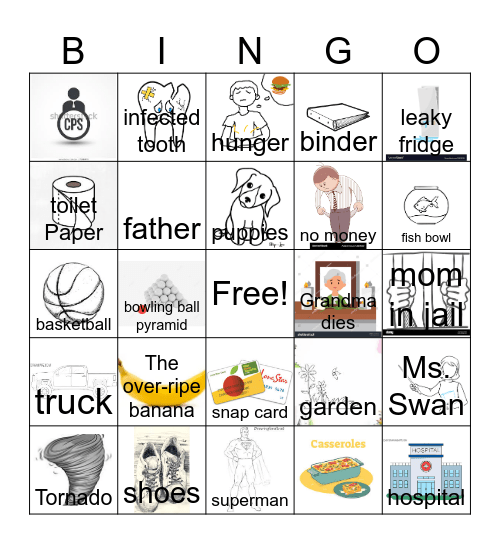 And Then BOOM! Bingo Card
