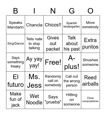 Morales Per. 1 Bingo Card