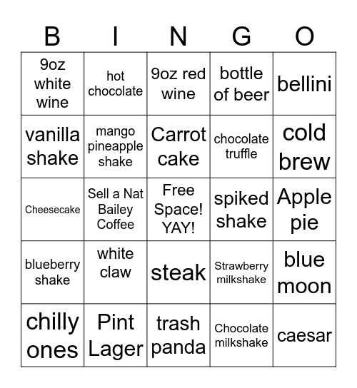 DUNSMUIR Bingo Card
