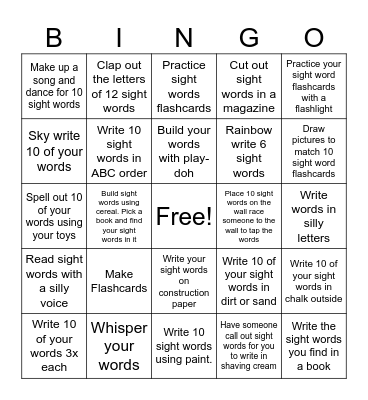 EMOCIONES Bingo Card