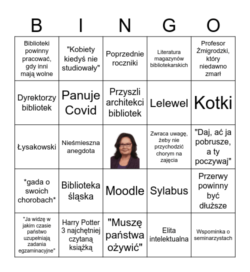 Tokarska Bingo Card