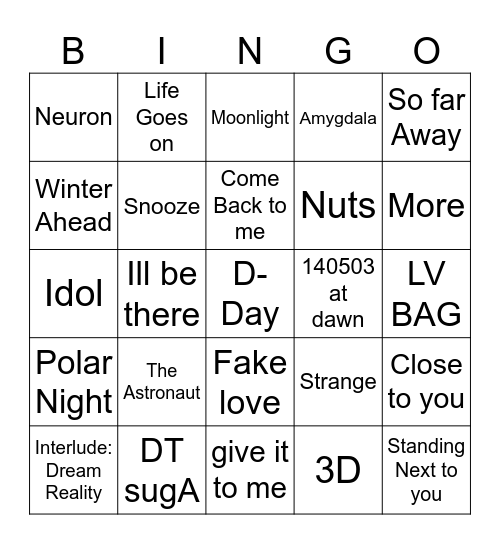 @Asmar04533816 Bingo Card